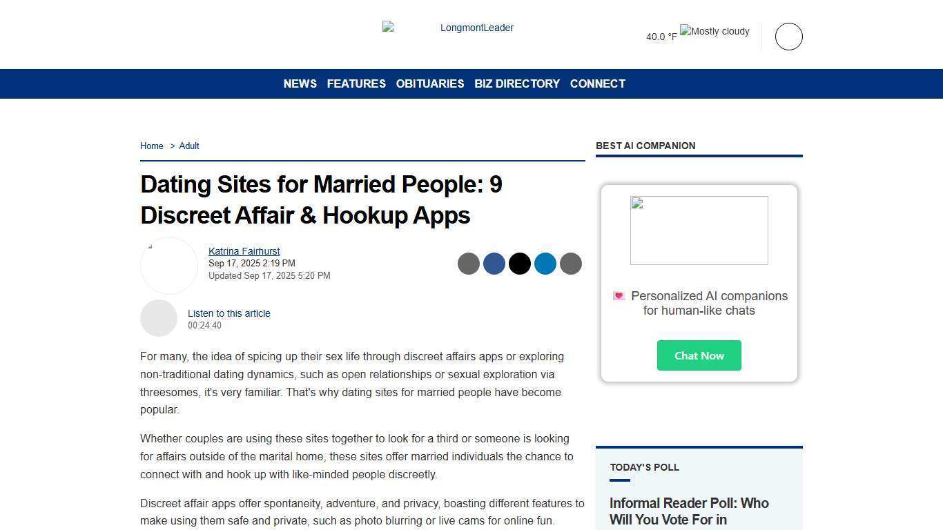 Dating Sites for Married People: 9 Discreet Affair Apps The Longmont Leader